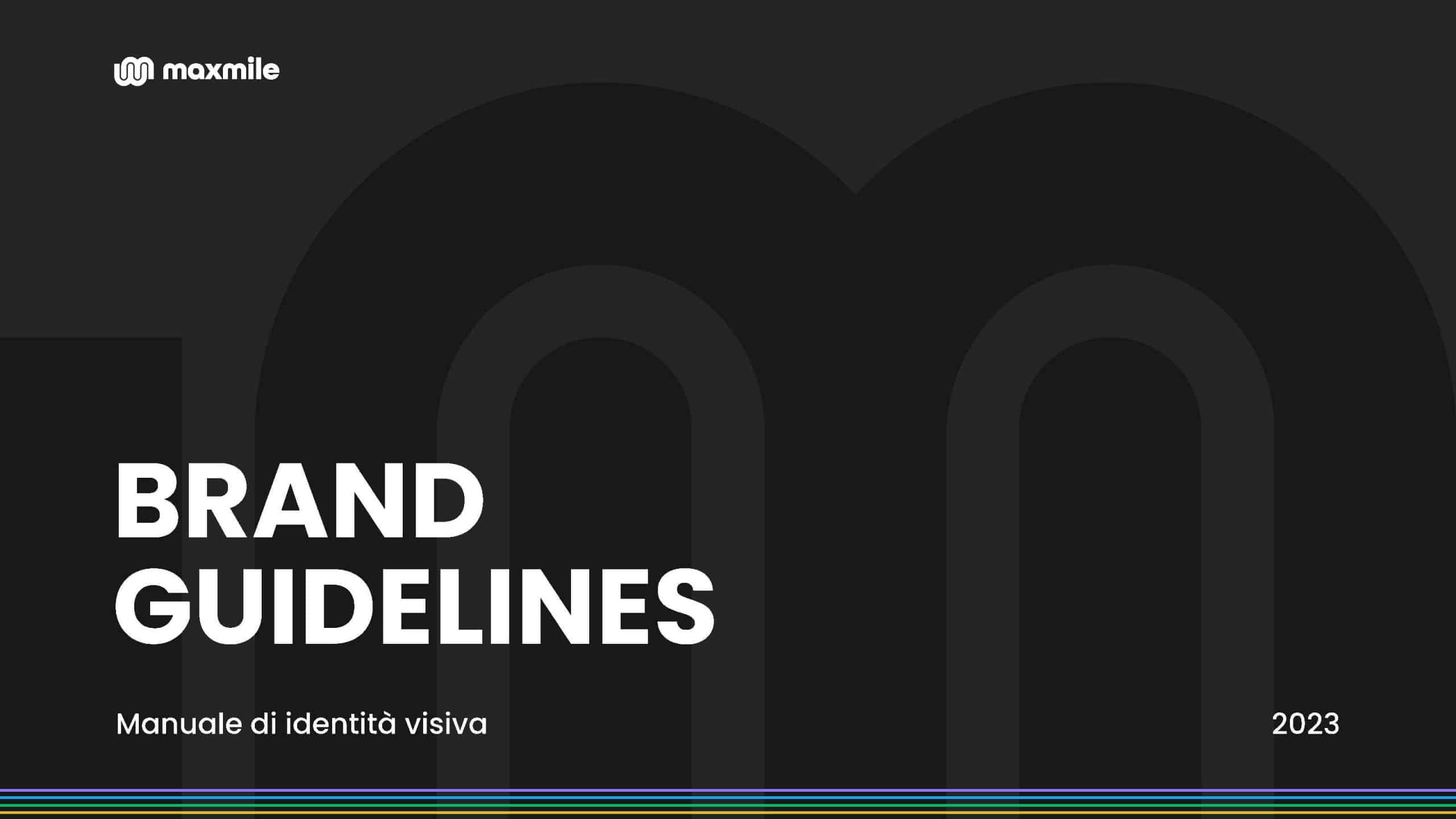Manuale di identità visiva Max Mile - pag. 1