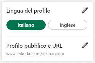 Strumento per la personalizzazione dell'URL del profilo personale su LinkedIn